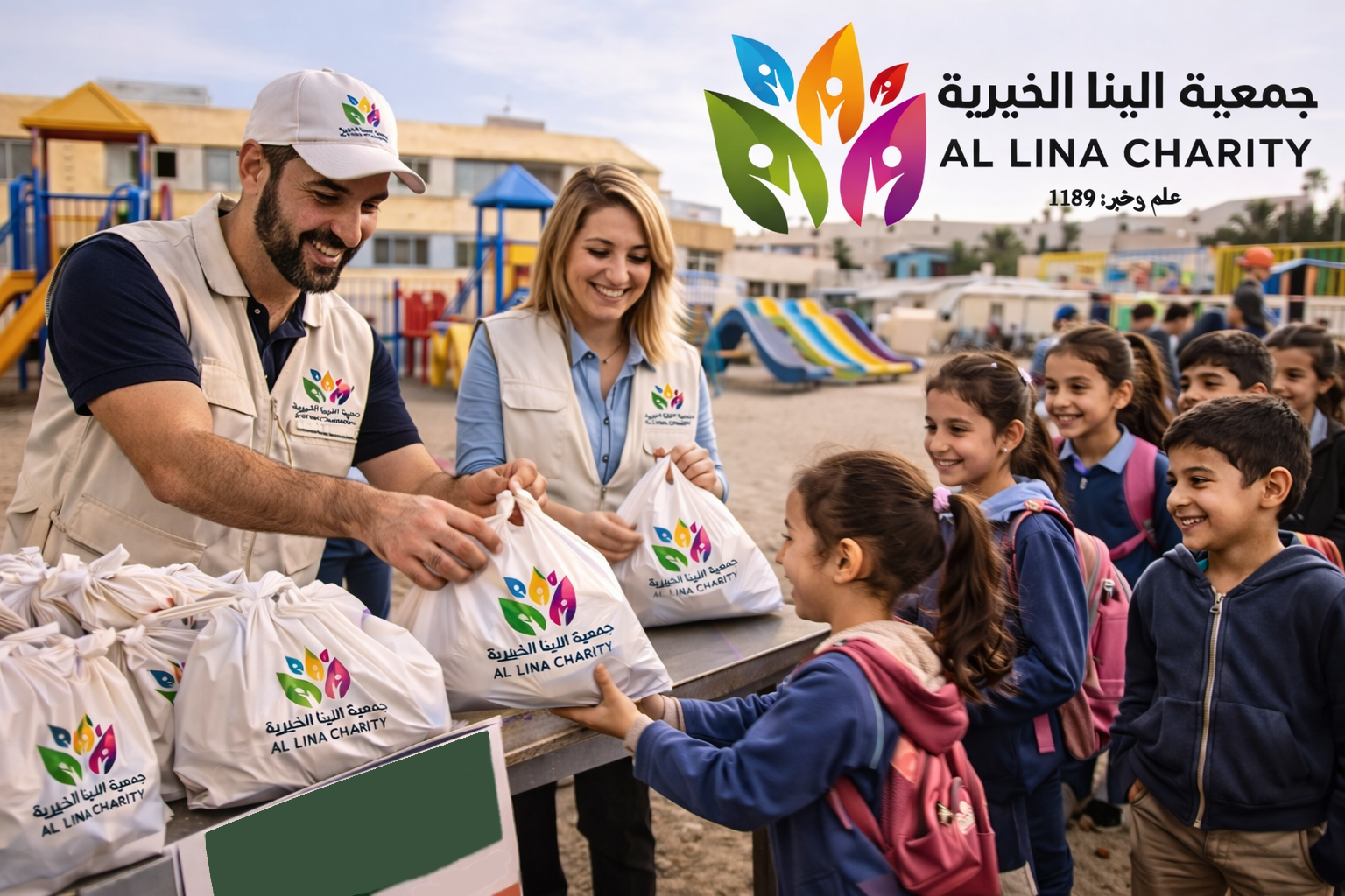 Al Lina Charity field support and community action